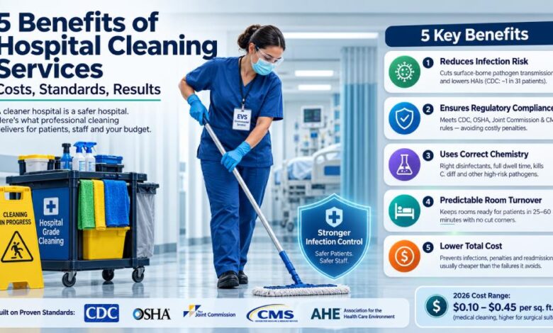 5 Benefits of Hospital Cleaning Services