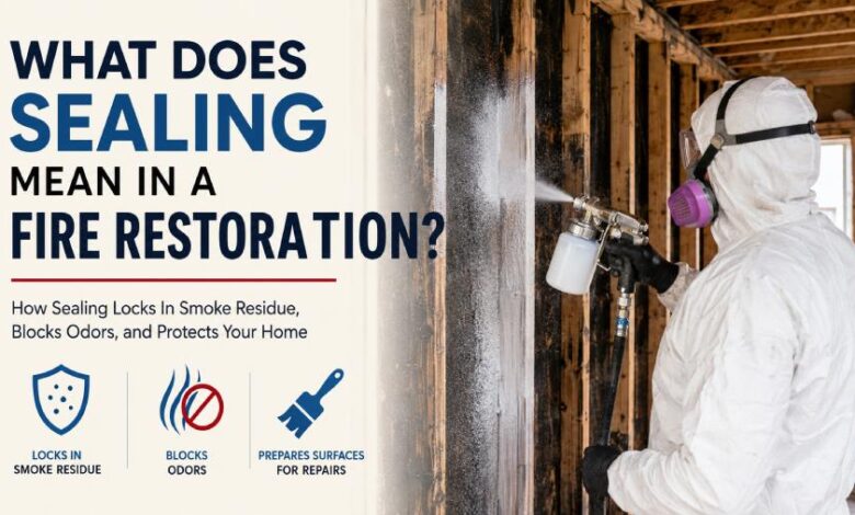 What Does Sealing Mean in a Fire Restoration