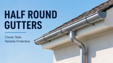 Half Round Gutters