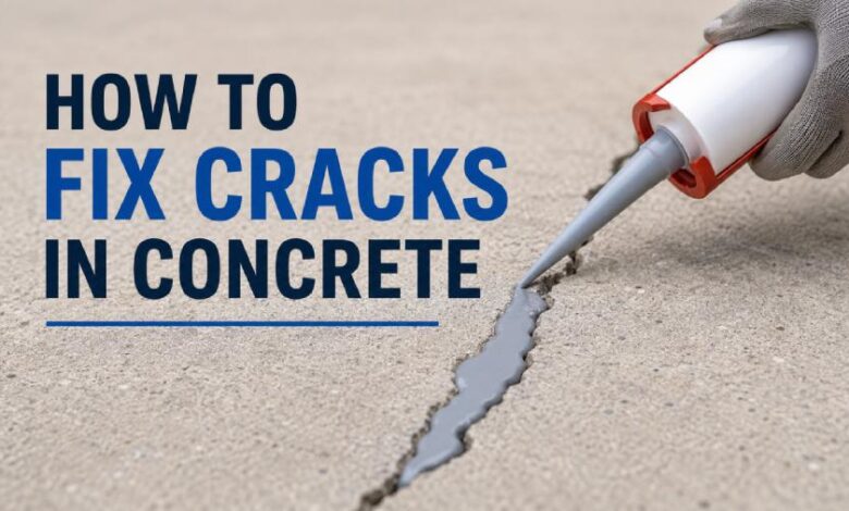 How to Fix Cracks in Concrete
