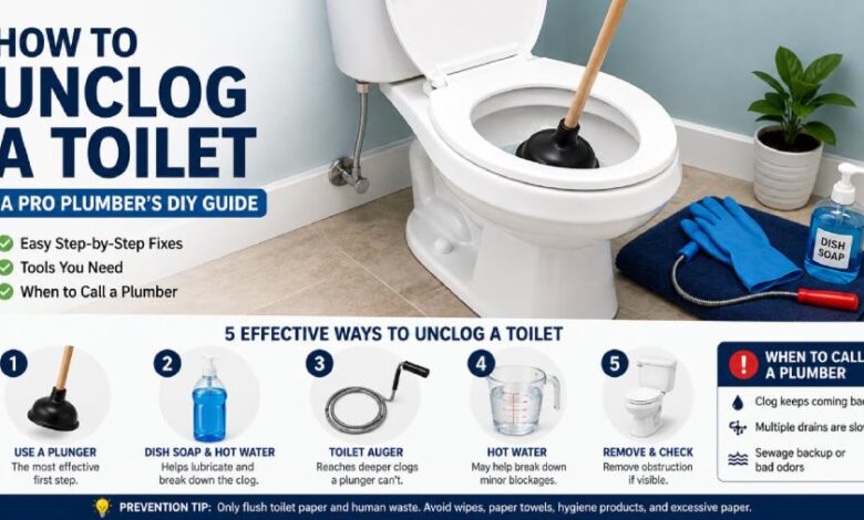 How to Unclog a Toilet