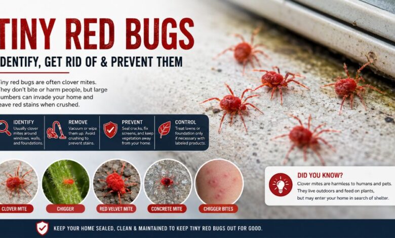 Tiny Red Bugs